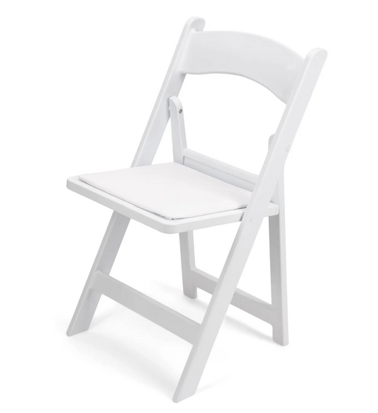 White 4 PCS Lightweight Resin Folding Chairs Unleash Comfort and Durability and Weight Capacity 800 lbs