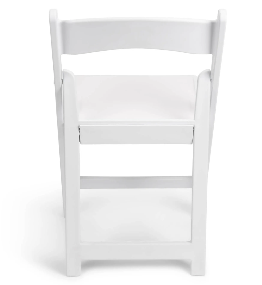 White 4 PCS Lightweight Resin Folding Chairs Unleash Comfort and Durability and Weight Capacity 800 lbs