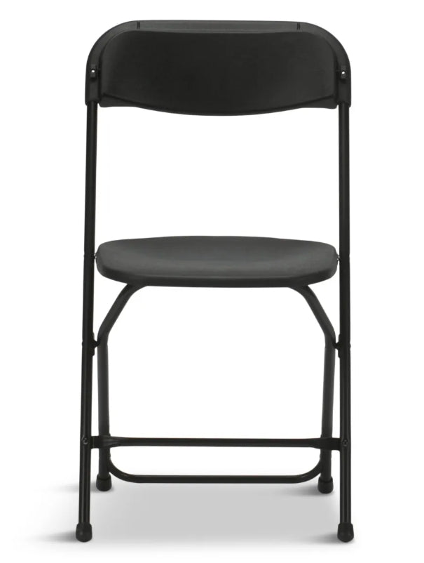 Black Folding Chairs 10-Pack, 650 lb Capacity