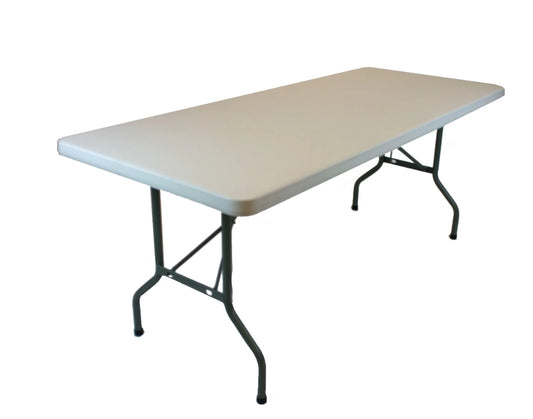72" x 30" (6 Ft) Rectangle Heavy Duty Fold Plastic Table