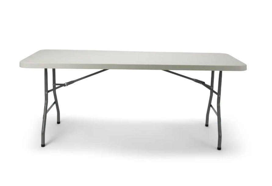 72" x 30" (6 Ft) Rectangle Heavy Duty Fold Plastic Table